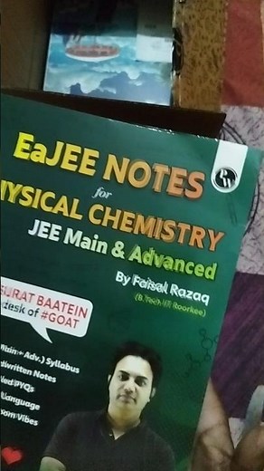 EaJEE Notes For physical chemistry by Faisal Razaq sir #EajeeNotes#pw#unboxing #Shorts#jee#jeenotes