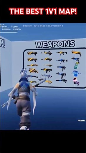 The best 1v1 Fortnite map 😭 #creative #fortnite