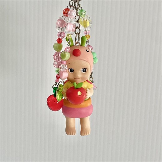 Handmade Caterpillar Sonny Angel Keychain – Beaded Bag Charm - Etsy