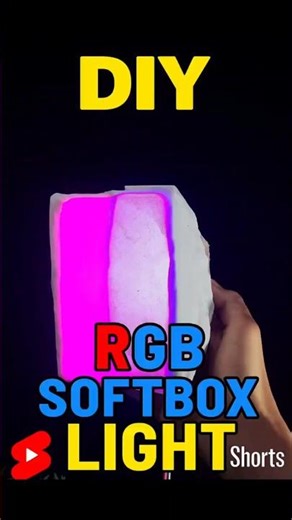 "Homemade RGB Softbox Light 🔥 | Budget Studio Light DIY at Home"