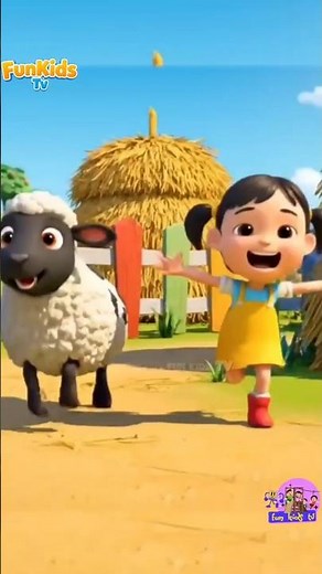 Learn Colors: Baa Baa White Sheep Song ☁️ #KidsSongs