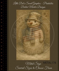 Primitive Snowman Metal Sign – Country Christmas Decor - Etsy Canada