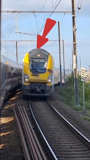 SNCB Train Belgium #railway #train #travel #shorts