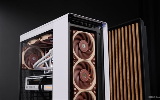 沉浸式装机【Fractal Design North White TG游戏PC构建| ROG Strix RTX 4090、Ryzen 7900X】