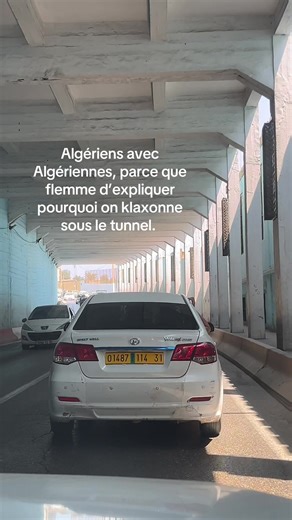 Algériens avec Algériennes : Klaxons sous le Tunnel