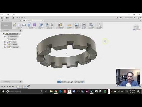 Circular Pattern Cuts in Fusion 360