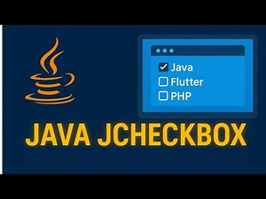 Java GUI: How to Create CheckBox in Java Swing | #5