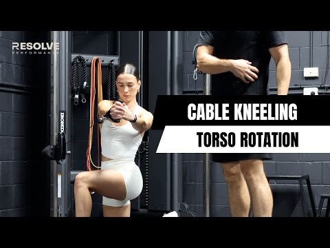 Cable Kneeling Torso Rotation
