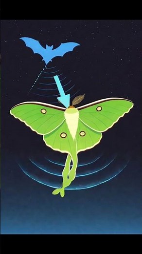 Why do luna moths have long tails? | American Moon Moth