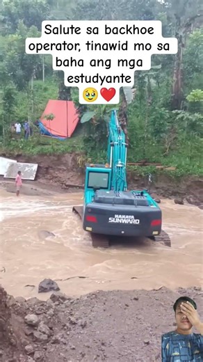 Salute to the backhoe operator 🥹❤️