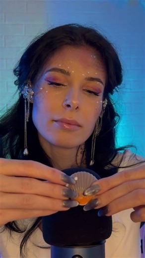 ASMR Shell Tapping & Scratching 🐚 (Full Video is On My Chanel) #asmr #relax #asmrchallenge