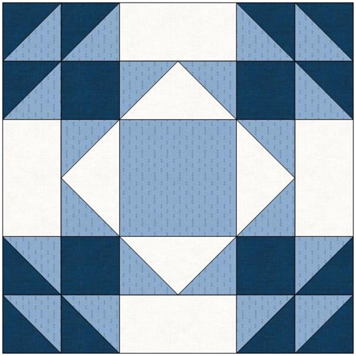 Summer Winds Quilt Block Pattern PDF – 3 Sizes (9", 12", 15") – Easy Patchwork Quilt Block Tutorial - Etsy