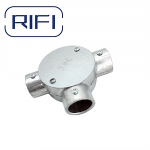 [Hot Item] Customize Aluminum EMT /BS Gi Conduit Pipe Fittings Junction Box with Three Way