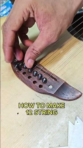 6 STRING TO 12 STRING ?!! #guitar