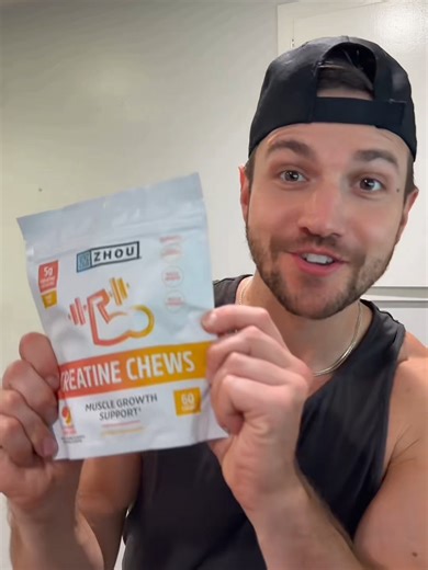 Our creatine chews are a favorite for a reason 😋 Shop up to 40% off Zhou Favorites on our Tik Tok Shop! #ZhouNutrition #ZhouSolarayNewArrivals