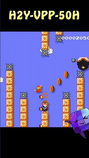 Super Mario Maker 2 🎮 Sunlite Heavens Kaizo Lite 🎮 Tetza #short #mario #supermario