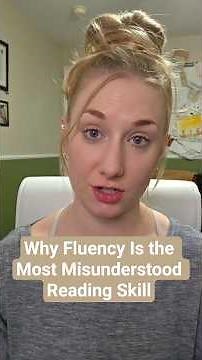 Why Fluency Is the Most Misunderstood Reading Skill #shieldsscholars #earlyliteracy