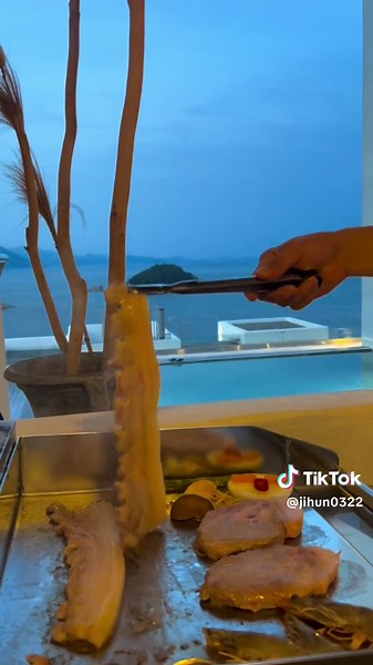 한국의 여수에서 즐기는 럭셔리 풀빌라