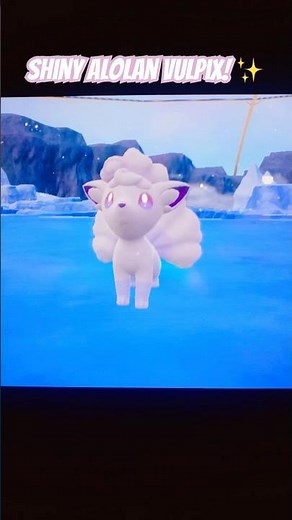 Shiny Alolan Vulpix evolution! ✨ #pokemon #shinypokemon #gaming
