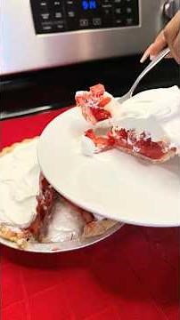 Strawberry Icebox Pie #234EnLaCasa