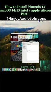 How to Install Nuendo 13 on Mac – Part 1 | Installation Setup (1 Min)