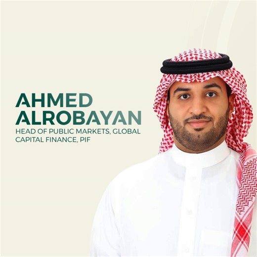7.1K views | Ahmed Alrobayan, Head of Public Markets, Global Capital Finance at #PIF, discusses PIF’s new sukuk offering. Learn more: https://link.pif.gov.sa/3YVpbYO | PIF | Facebook