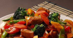 Sauté de porc à la sauce soja