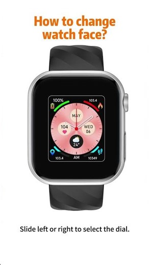 FitVII GT5 Pro Max - How to change watch faces#smartwatch