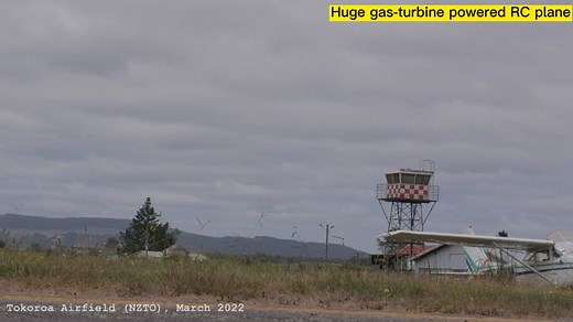 This huge gas-turbine powered RC plane will astonish you. #rc #rcplane #jet #takeoff #remotecontrol