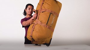 Eagle Creek No Matter What Rolling Duffel - Durable Rolling Bag for Travel - Adjustable Shoulder Strap - Heavy Duty Wheels - Lockable Zippers - Multiple Carry Options - 110L - Atlantic Blue