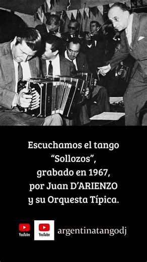 Juan D'ARIENZO: Sollozos (TANGO) #tango #tangoargentino #milonga