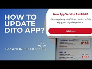 DITO APP UPDATE FOR ANDROID | HOW TO UPDATE DITO APP| PAANO MAG-UPDATE NG DITO APP| MARI CUYS