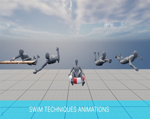 Swim Techniques Animations by Wolff's Studio