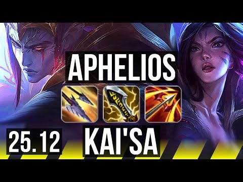 APHELIOS & Lulu vs KAI'SA & Braum (ADC) | 14/2/13, Godlike | KR Master | 25.12