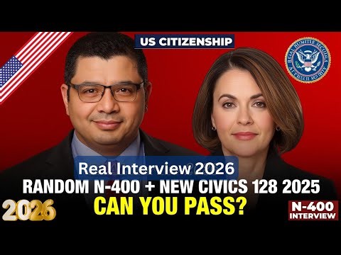2026 U.S. Citizenship INTERVIEW | Real Applicant Interview N-400 Naturalization Interview #n400 #usa
