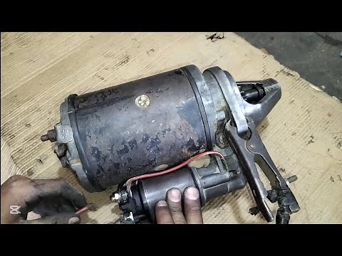 How to Repair the Starter Motor of a Massey Ferguson 385 Tractor