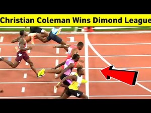 Christian Coleman Wins Dimond League 2025, Christian Coleman Wins 100m race today