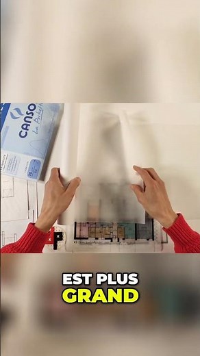 Architectes : Le papier calque, un outil indispensable pour vos plans! #shorts