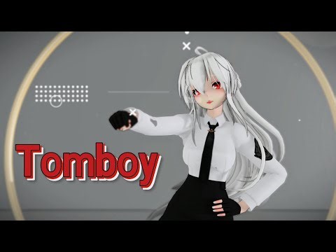 MMD cool dancing haku 4k【Tomboy】uniform haku ハク弱音