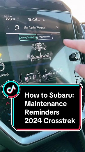 Use this simple tip to ensure your new 2024 Subaru Crosstrek reminds you when you maintenance is due! #mcgrathevanstonsubaru #subaru #subaruofamerica #mcgrathimports #cars #tiktok #awd #follow #howtosubaru #2024subaru #subarucrosstrek #2024subarucrosstrek #crosstrekwilderness #foresterwilderness #offroad #cartips