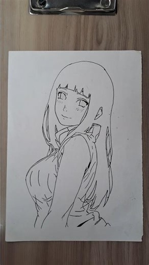 Hinata sketch 😍☺️ #trending #shorts #viralvideo