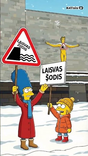 Simpsonai Kaune žiemą! ❄️☃️
