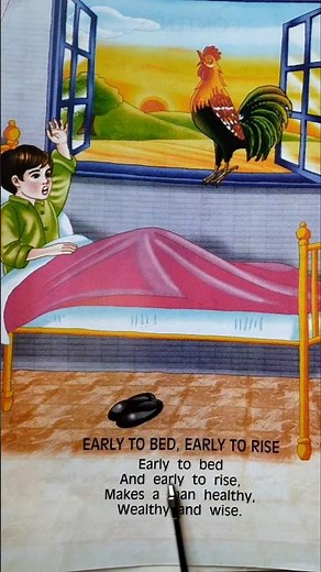 Early To Bed , Early To Rise | Rhyme | Class kg