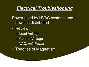 Electrical Troubleshooting - SlideServe