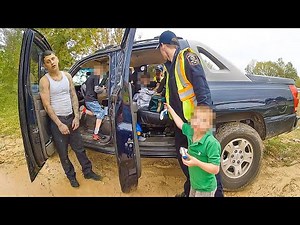 Impaired Dad Crashes Truck With His 3 Kids Inside