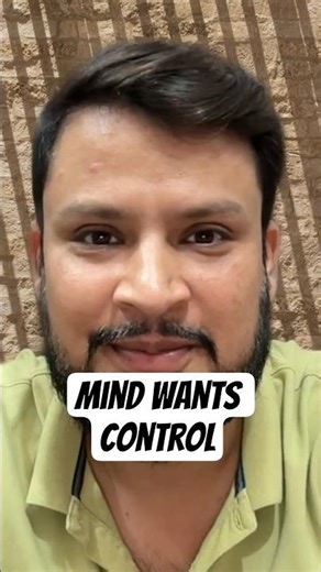 Why Your Mind Always Wants Control (And Why It Backfires) | #shorts #youtubeshorts