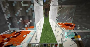 This Minecraft mod (GLASS), let's you project different spots of a world.