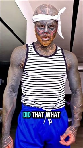 Black Alien Erasing All His Tattoos 😢 #viralvideo