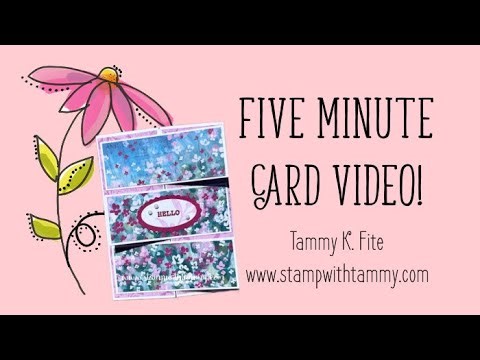 Stampin' Up! Masterfully Made Triple Gate Fold Card