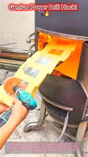 Genius Power Drill Hack! 🛠️🔥 #shorts